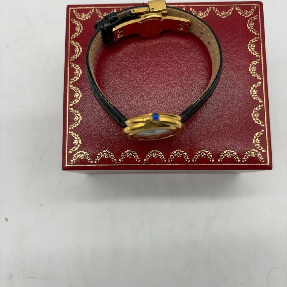 Cartier Trinity Black Leather Watch - Picture 6 of 11